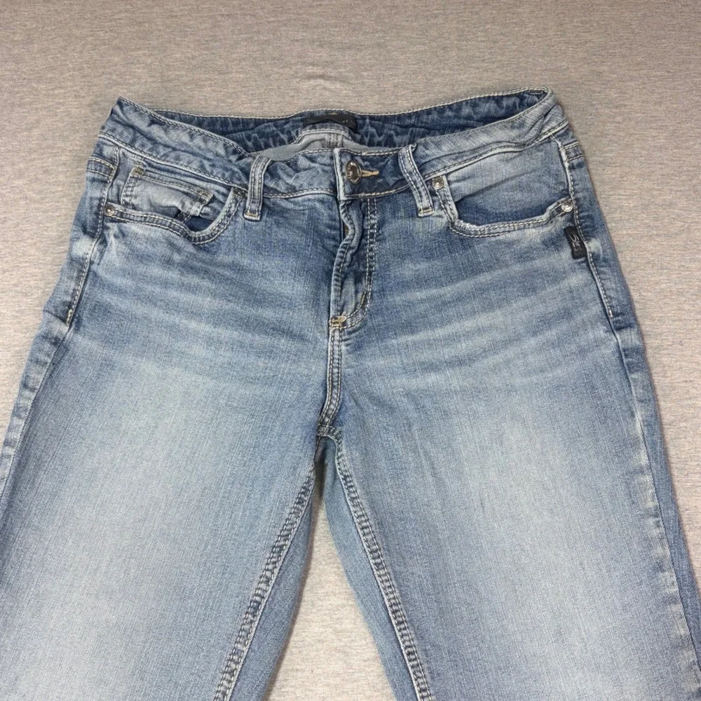 Women's Silver Jeans Co Suki Slim Bootcut W29 L33 Light Wash Denim